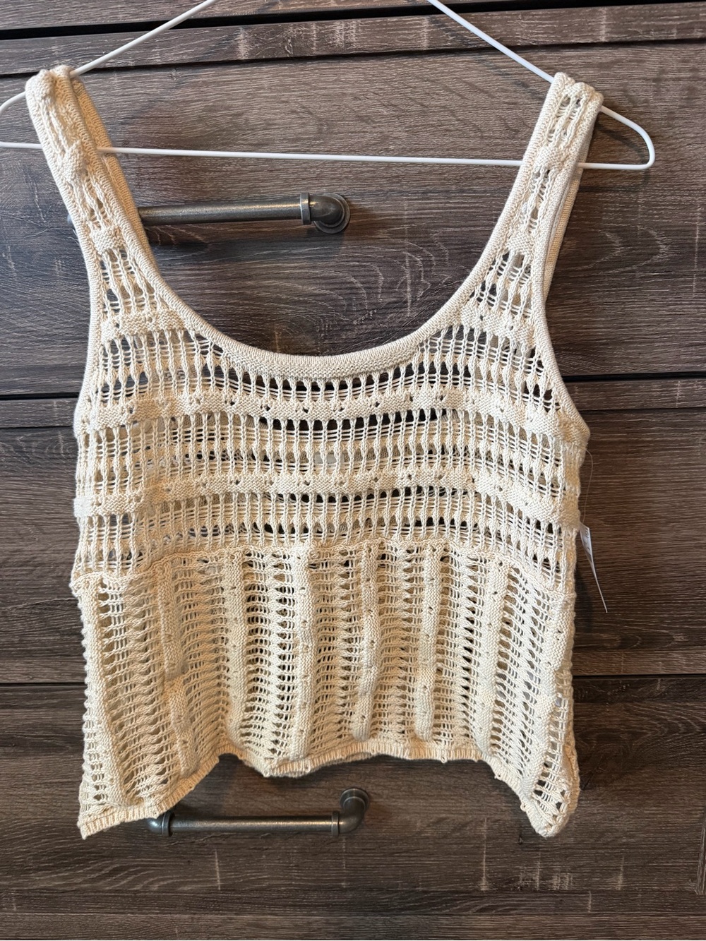 Old Navy Open-Knit Tank Top - Cream